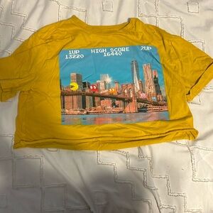 Pac man crop top